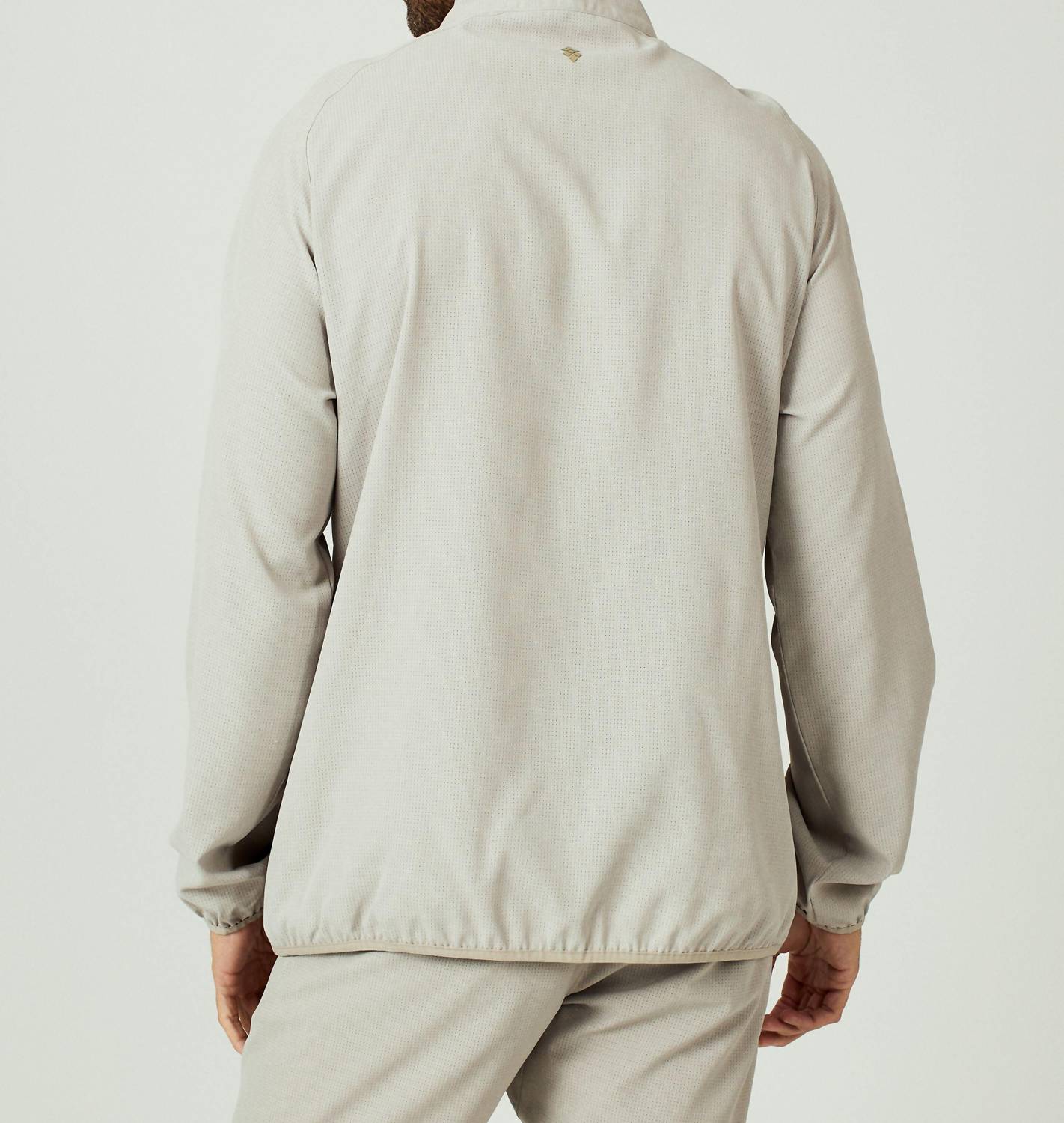 7Diamonds Men's Oxygenate Quarter Zip Pullover in sand - men's sweater - alternate view