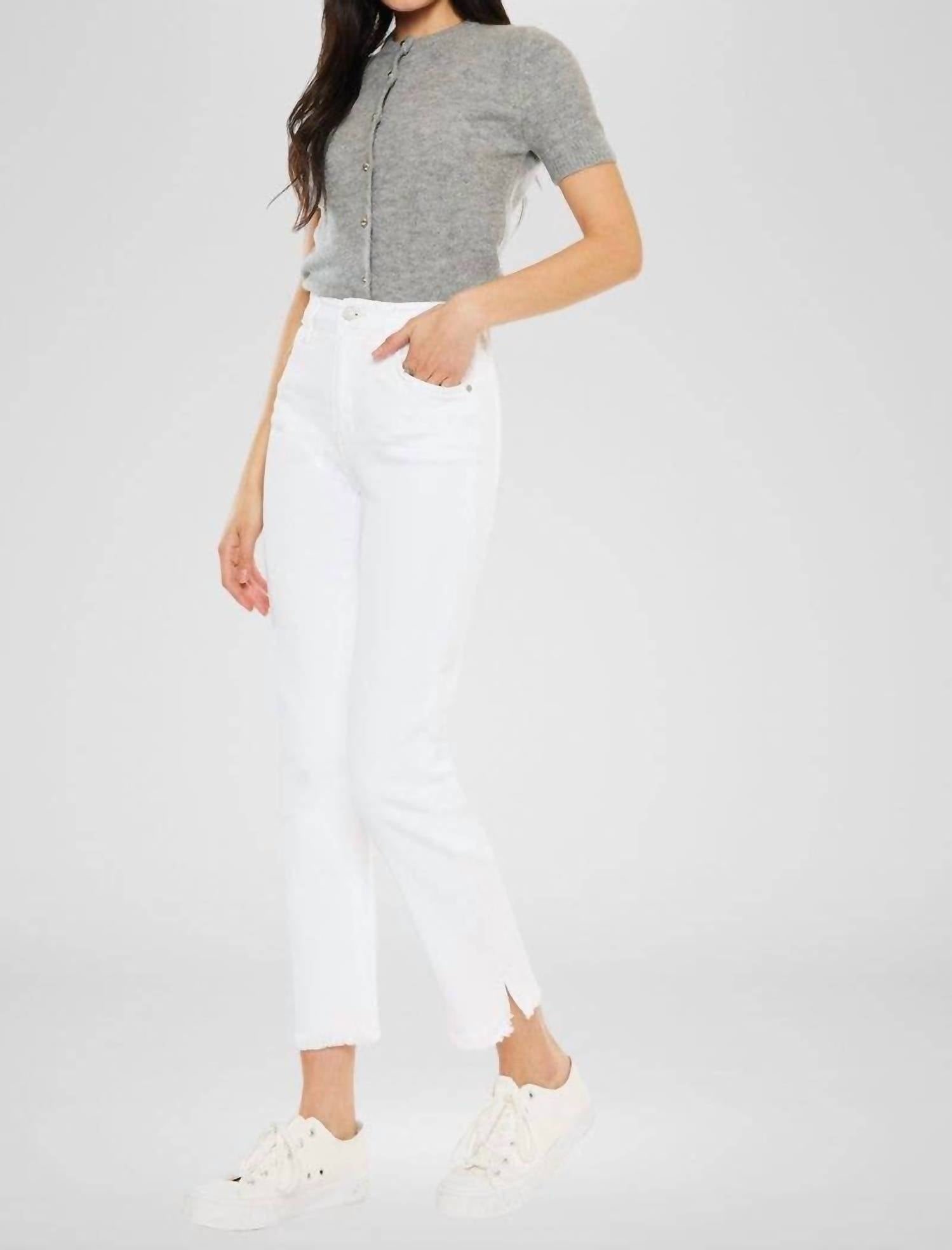 Kancan - High Rise Slim Straight Jeans