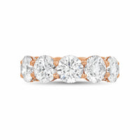 Diana M Jewels - Women's Round Lab-Grown Diamond Eternity Band (10.00 Ct) - Bold