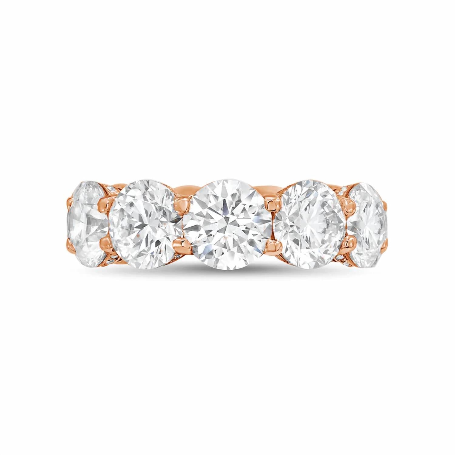 Diana M Jewels - Women's Round Lab-Grown Diamond Eternity Band (10.00 Ct) - Bold