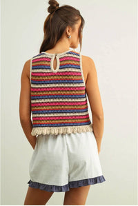 Miou Muse - Women's Sleeveless Knit Top