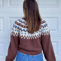 Le Lis - Nordic Print Cardigan