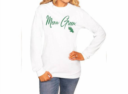 Gameday Couture - University of North Texas Long Sleeve Crew Tee