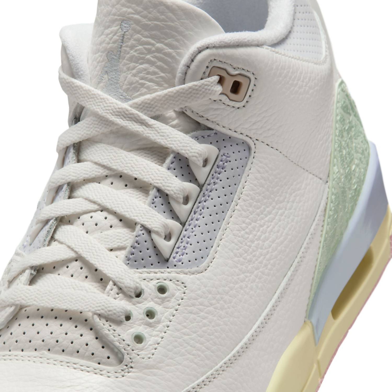 Jordan Men's Air Jordan 3 Retro Original Shoes in sail jade aura - men's sneaker - view 6