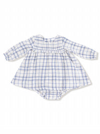 Angel Dear - Plaid Smocked Ruffle Dress