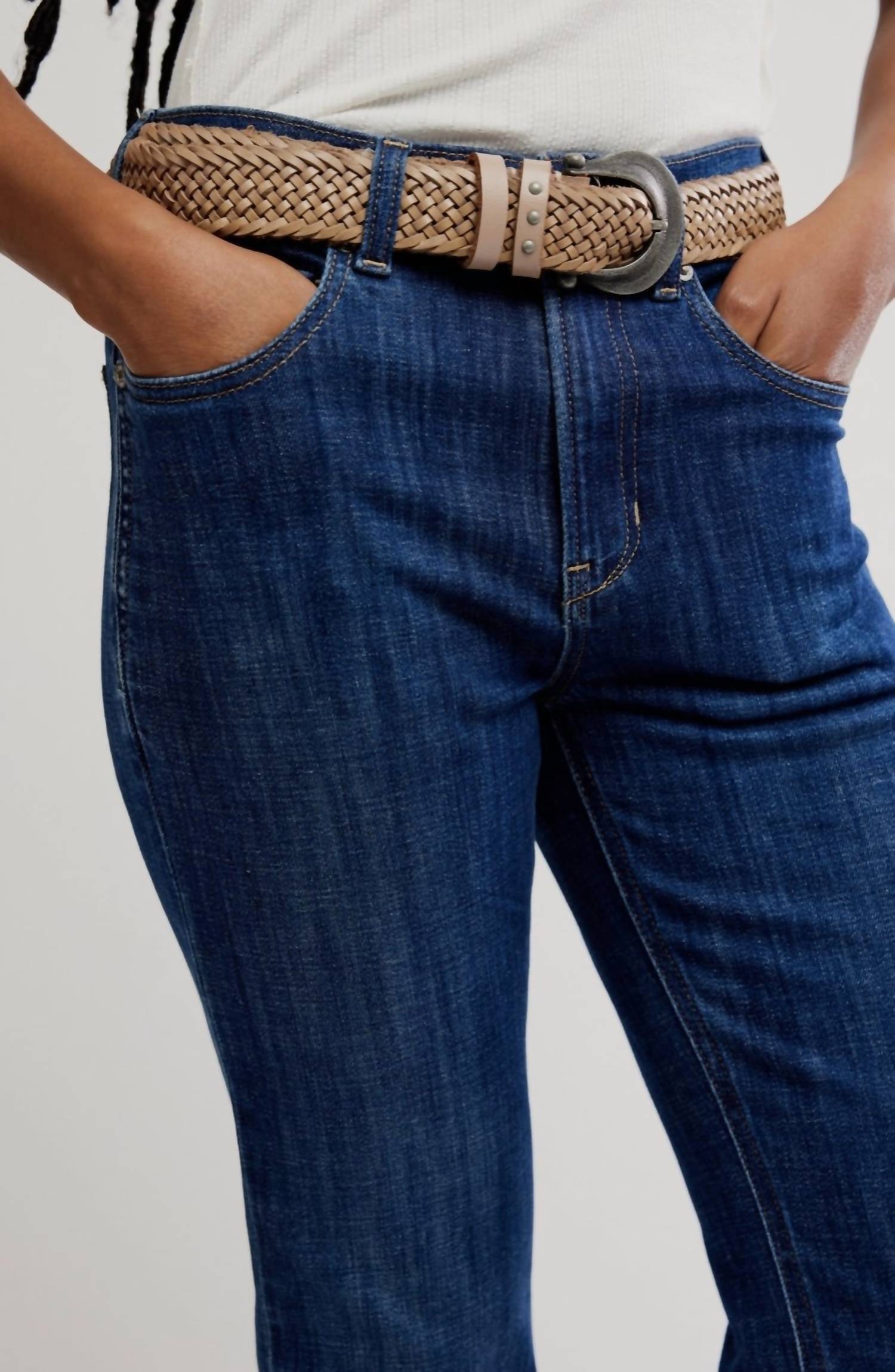 Free People - Double Knot High Rise Denim Jeans