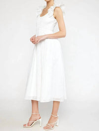 Entro - Shadow Grid Midi Dress