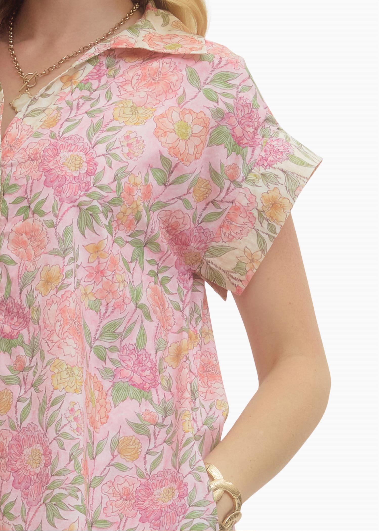 entro Valeria Mini Dress in light pink - women's dress - view 4