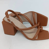 Lafayette 148 - Women's Calfskin Leather Heeled City Slingback Sandals