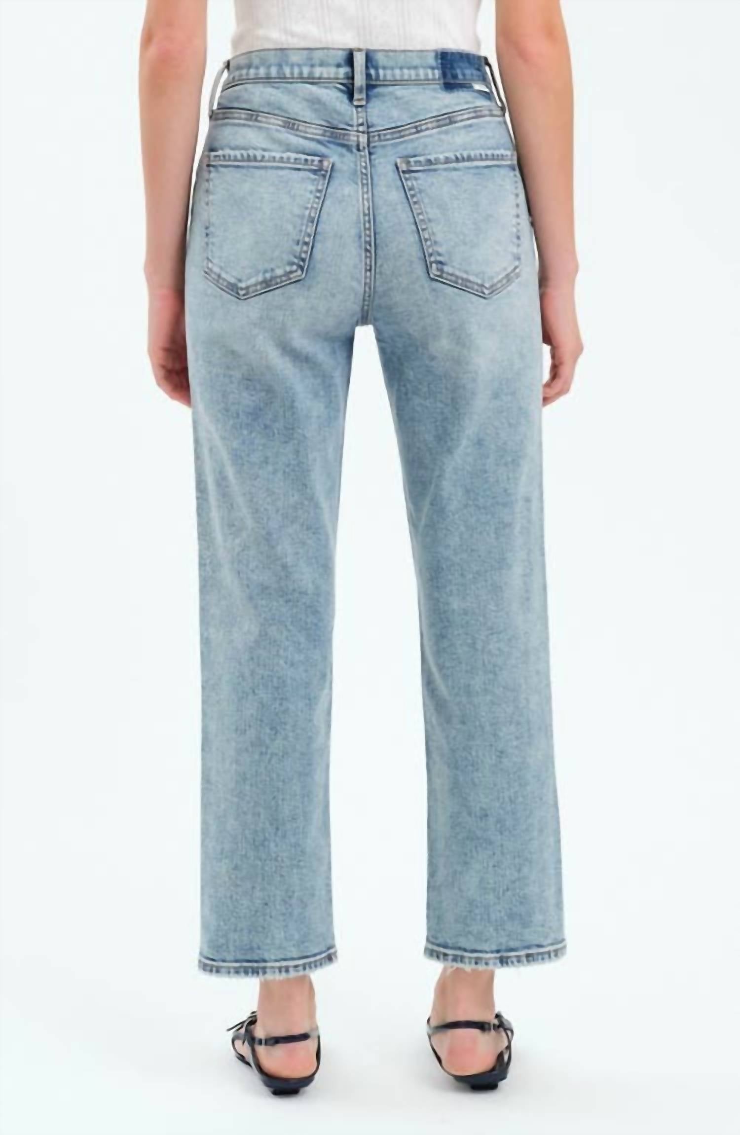 Daze - Straight-leg Cropped Jeans