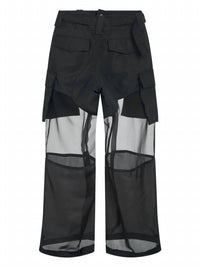 Sacai - Sacai Straight Leg Fabric Combo Pants