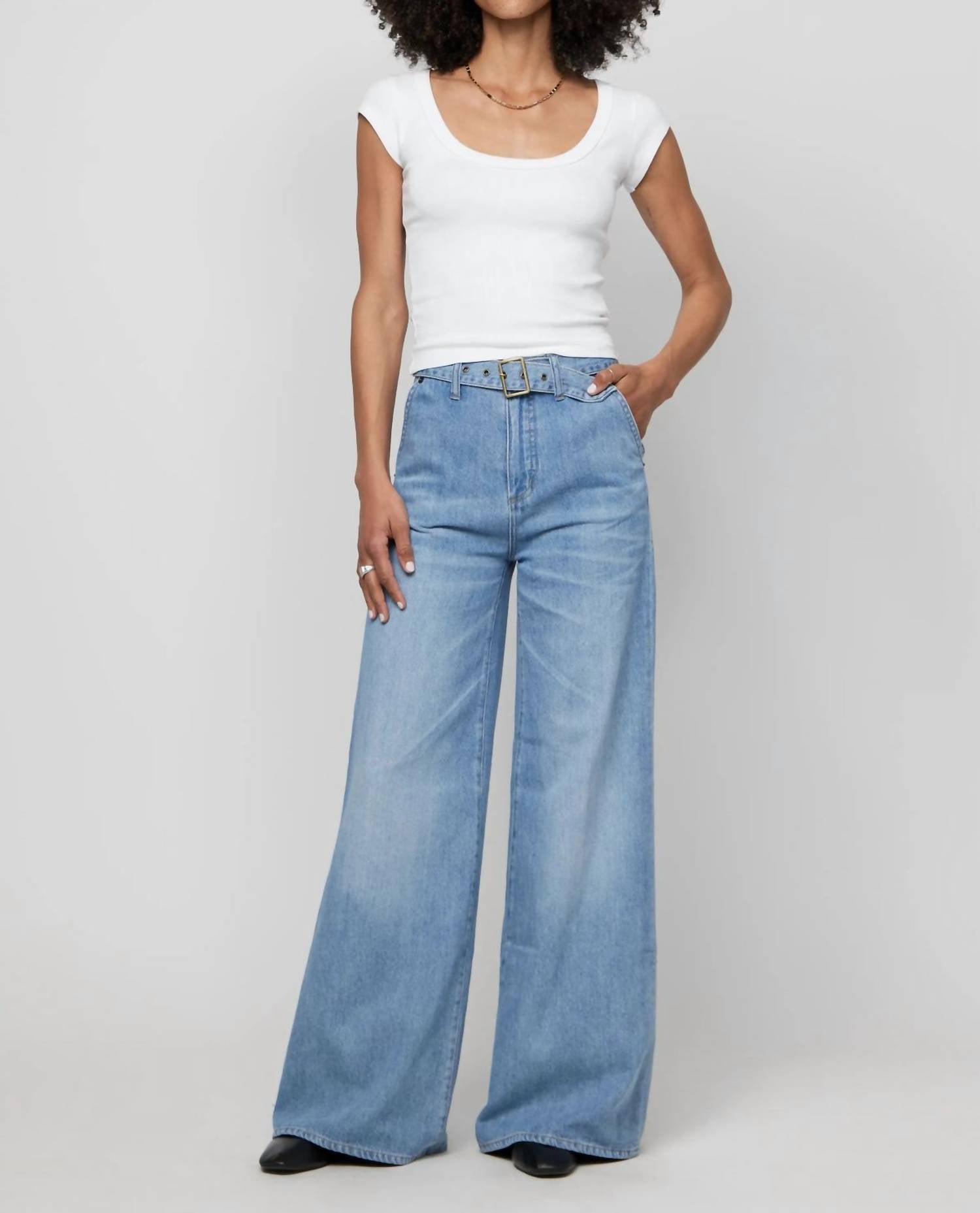Oliver Logan - Wescott Wide Leg High Rise Pants