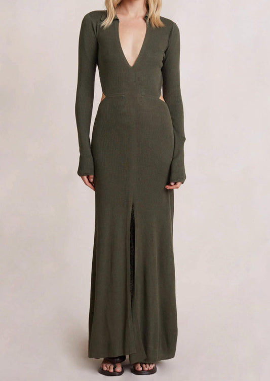 Bec + Bridge - Mila Knit Long Sleeve Maxi Dress