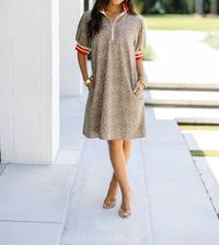 Jodifl - Cotton Blend Zip Dress