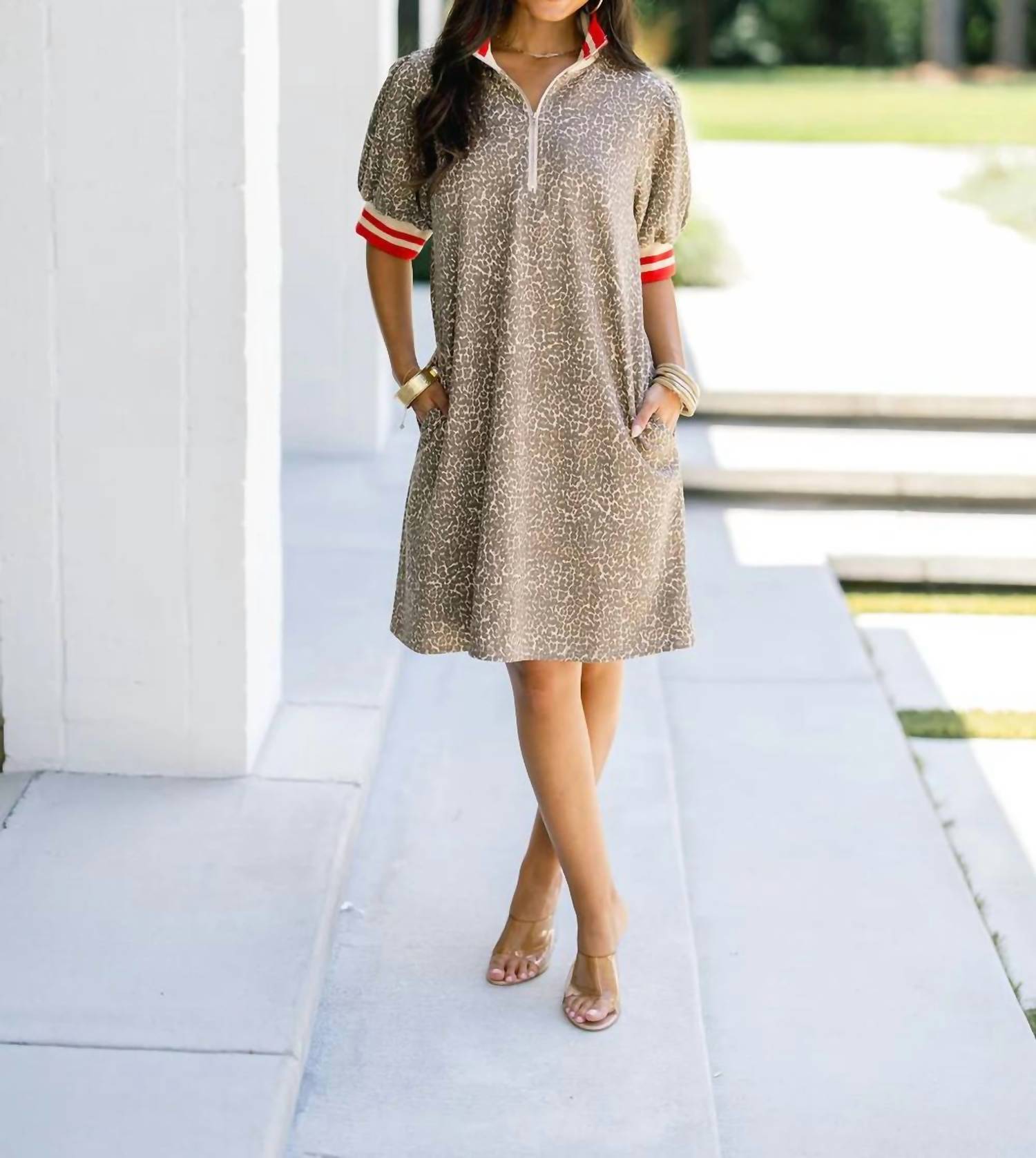 Jodifl - Cotton Blend Zip Dress