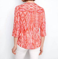 Charlie B - Geometric Print Blouse