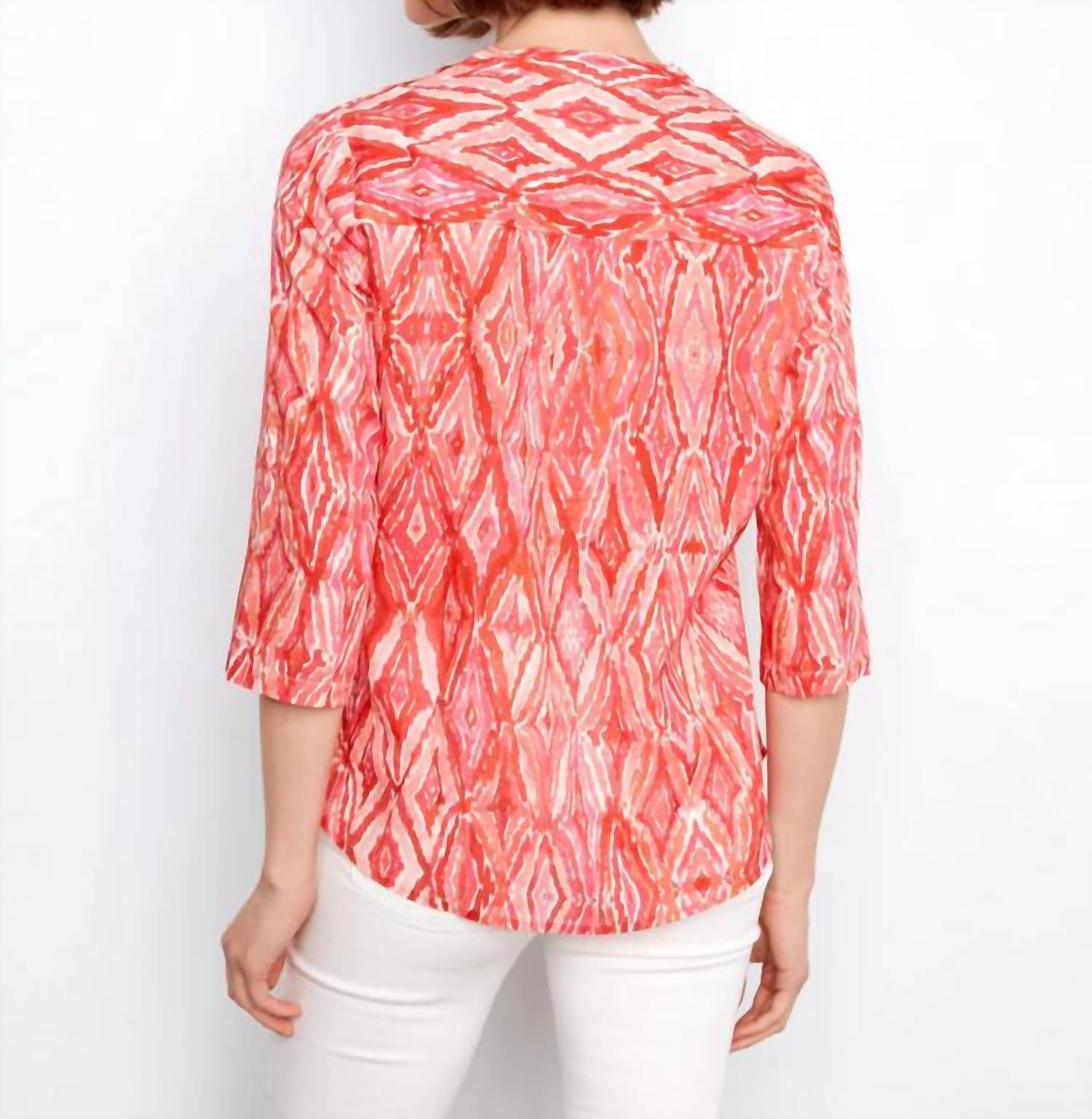 Charlie B - Geometric Print Blouse