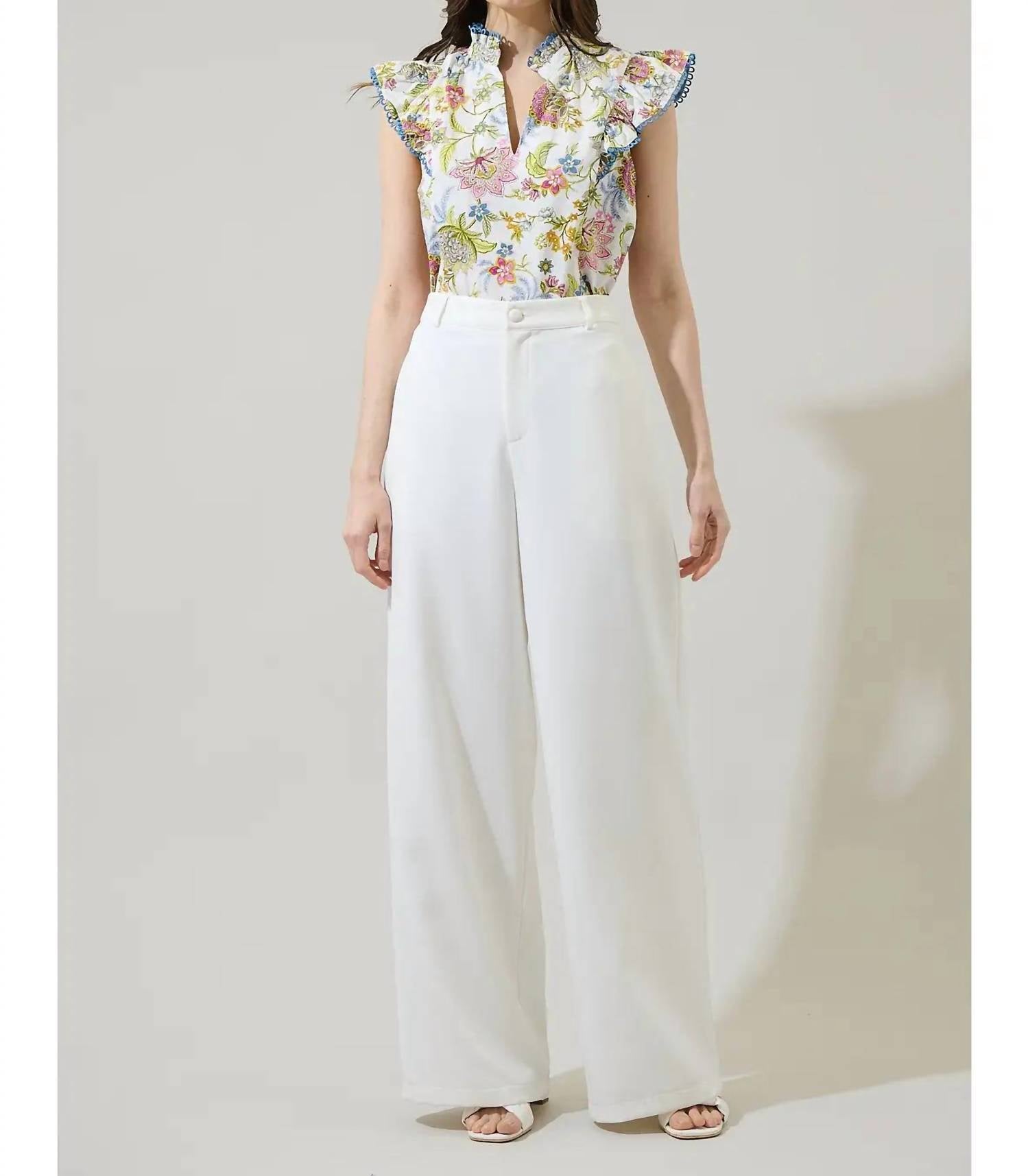 Thml - Rae Floral Ruffle Top
