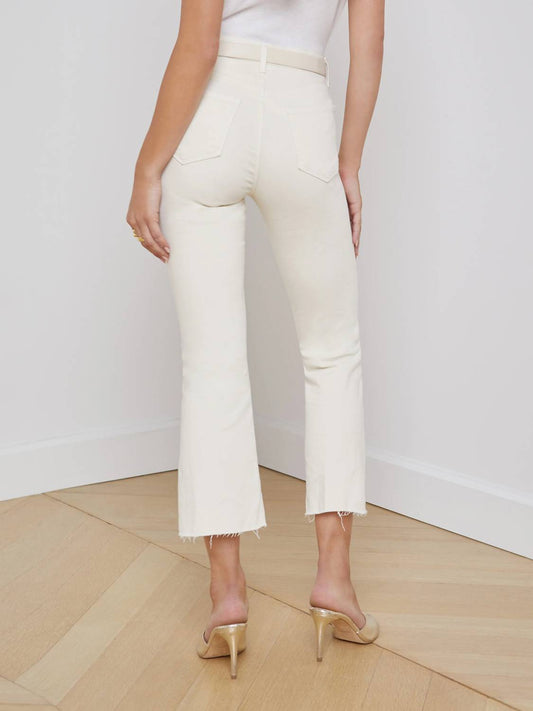 L'Agence - Kendra High Rise Crop Flare Jeans