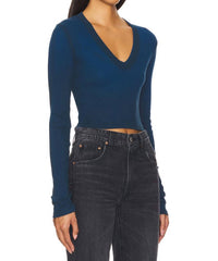 Cotton Citizen - Verona Long Sleeve Henley Top