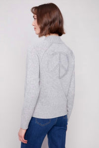 Charlie B - Jacquard PEACE Sweater