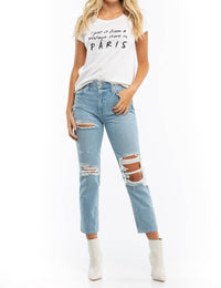 Minkpink - Postcard From Paris Tee