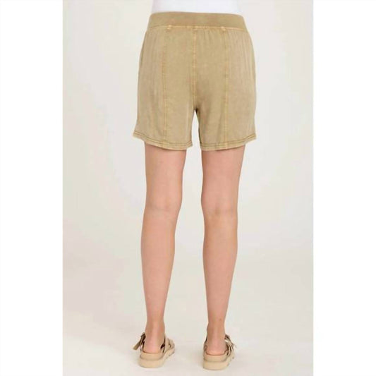 Xcvi - Distressed Pull-on Wash Shorts