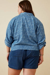 Hayden La - Floral Tie Front Shirt - Plus