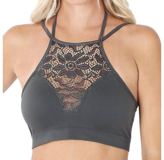 Zenana - Lace Removable Padding Bralette
