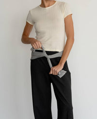 Donni. - Pointelle Baby Tee