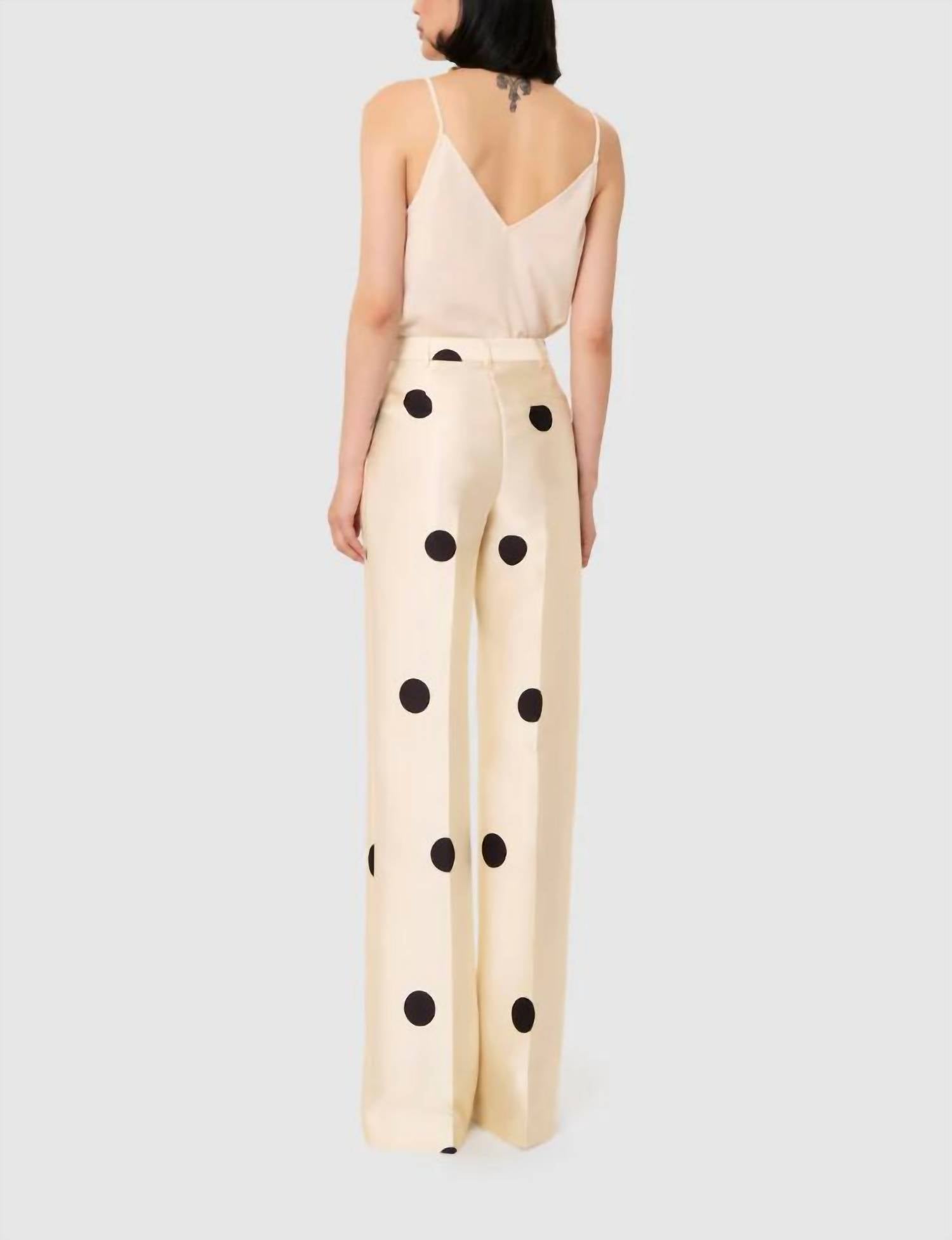 Tara Jarmon - Pitt Straight Polka Dot Pants