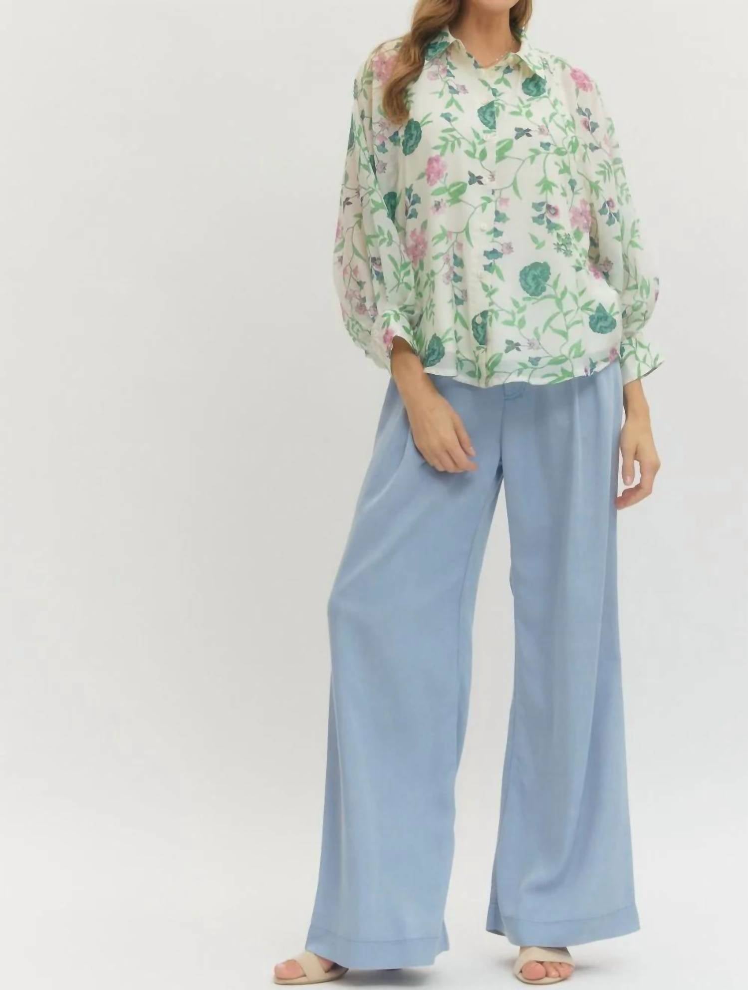 Entro - Semi-sheer Top