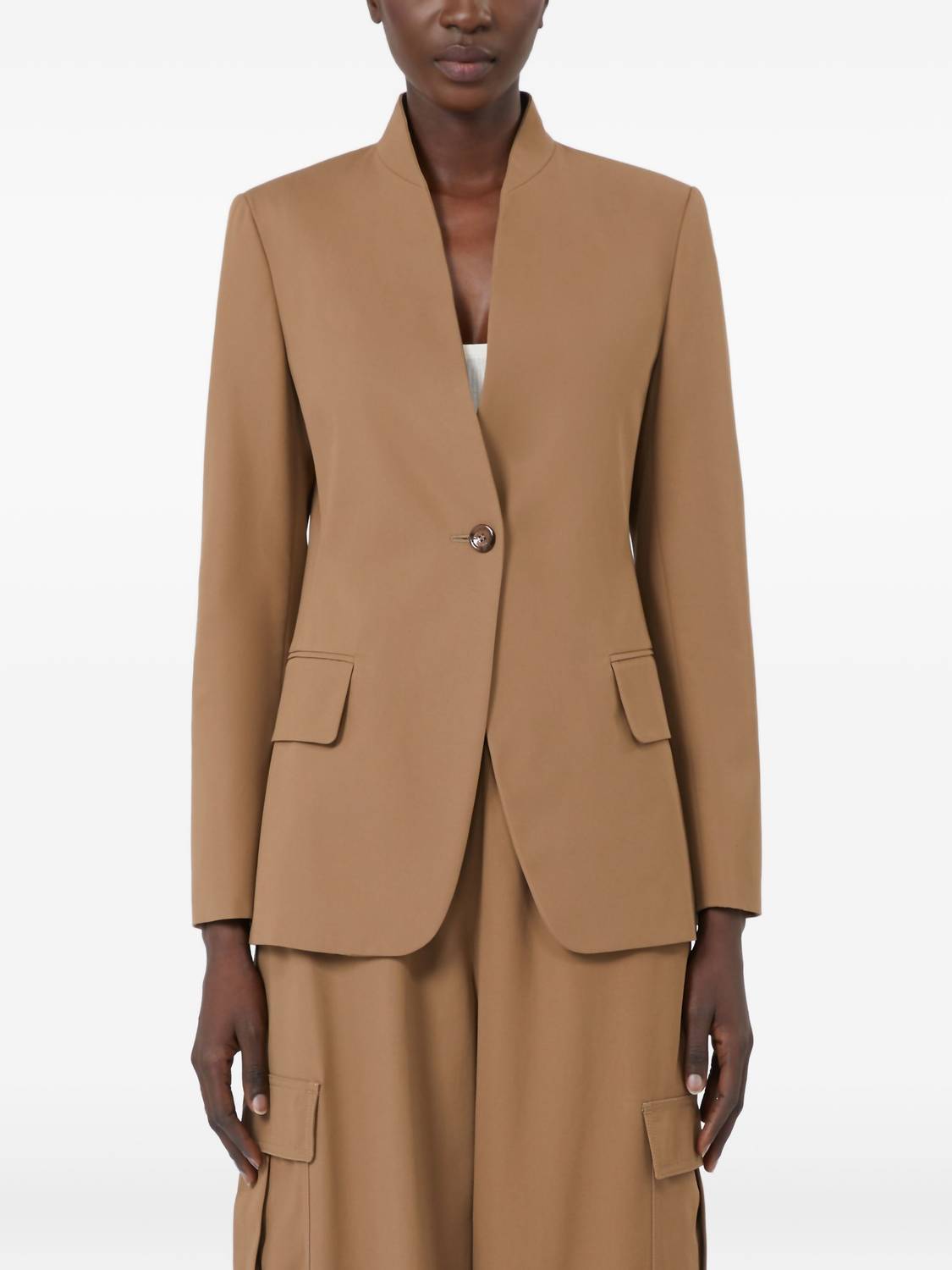 MaxMara Segnale Blazer in hazelnut - women's jacket