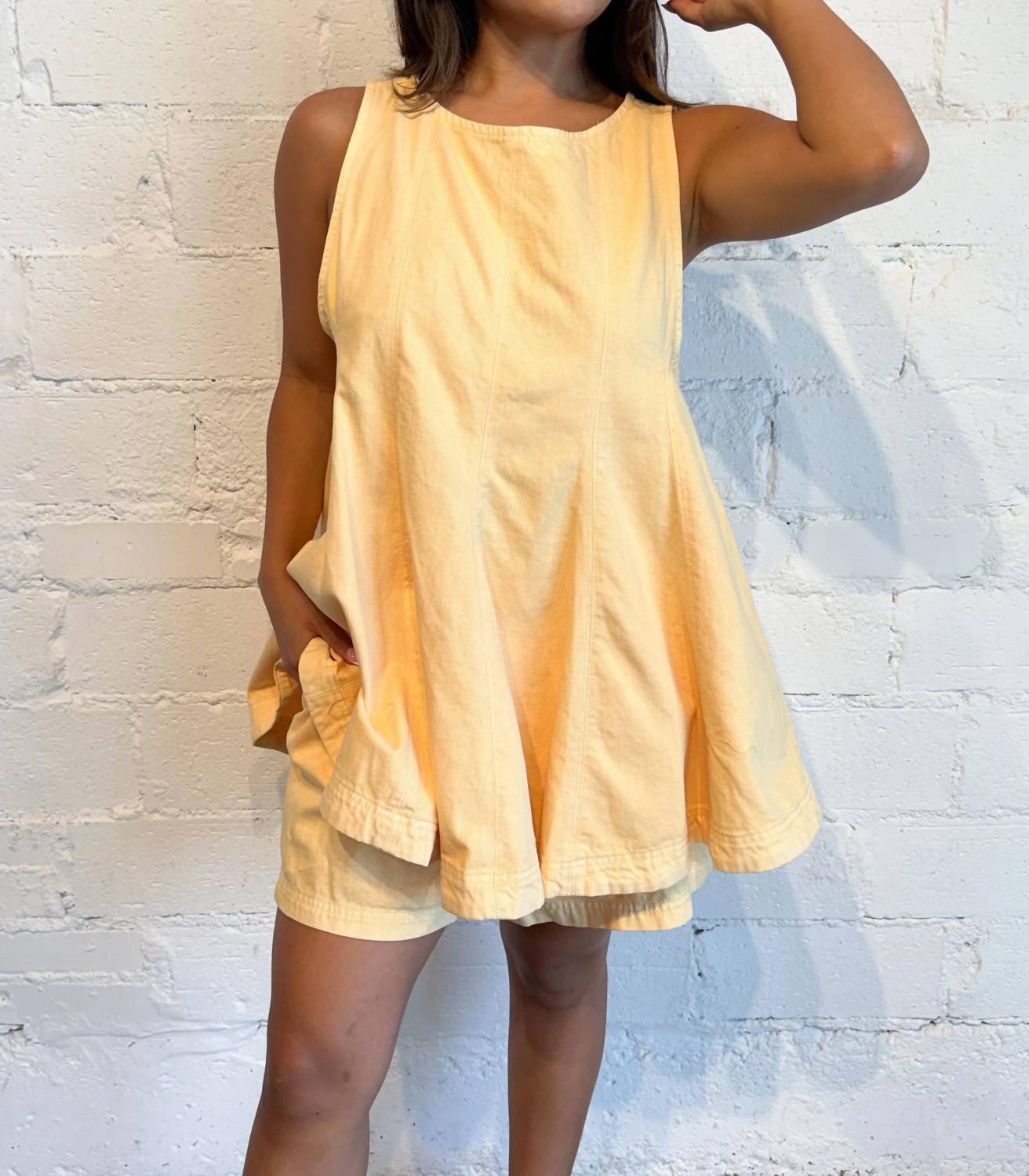 Free People - Cassius Denim Short Set