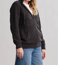 Barefoot Dreams - Unisex - Cozychic Skull & Bones Zip Up Hoodie