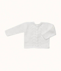 Mamitis Kid's Roma Knit Reversible Pants Set in white - item - view 9
