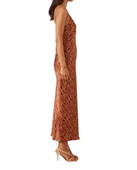Shona Joy - ARTISTI SILK PLUNGED SLIP MIDI DRESS