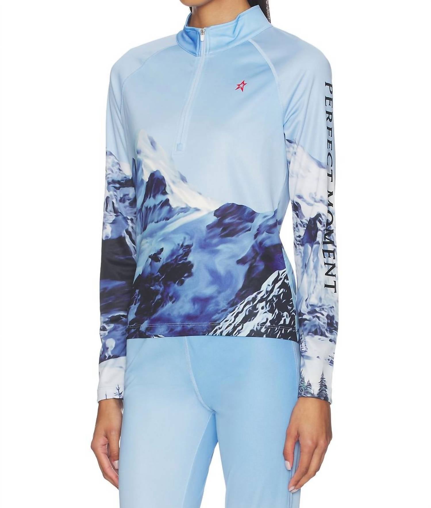 Perfect Moment - Quarter Zip Base Layer Top