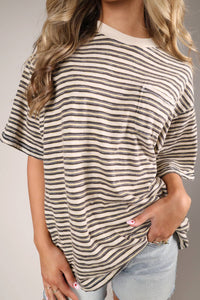 Free People - Women's All Love Stripe Pocket Tee