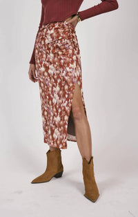 Sadie & Sage - Twilight Side Shirred Maxi Skirt