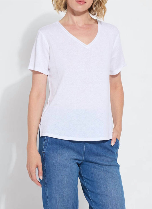 Lysse - Cyrus Box Cut V Neck Tee