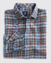 Johnnie-O - Men's Roger Tucked Cotton Blend Button Up Shirt