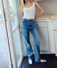 GOOD AMERICAN Good True Straight Jeans in indigo1214 - women's jeans - view 7