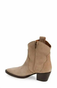 CORDANI Women's Penny Boots in camoscio sabia - women's shoe - detail view