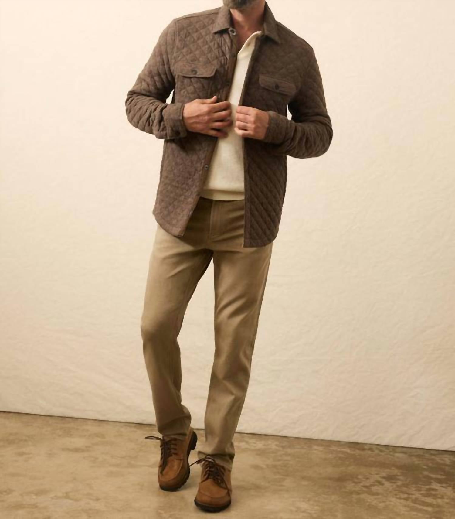 Faherty - Epic Quilted Fleece Cpo Jacket