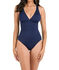 La Blanca - Island Goddess Multi Strap Cross Back One Piece Swimsuit