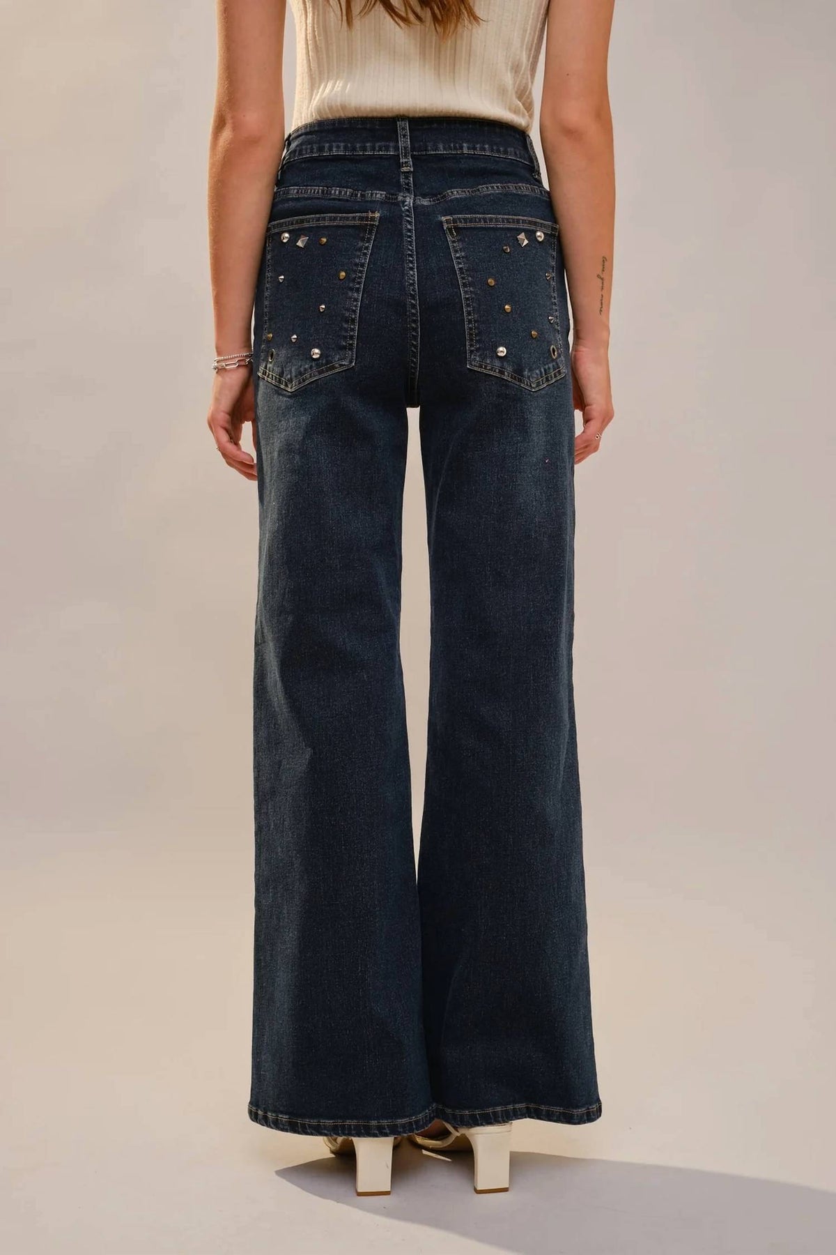 Blue B - DALLAS STUDDED JEAN