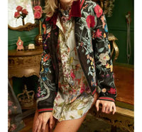 Aratta - Bellezza Embroidered Bomber Jacket