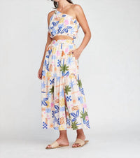 Self Contrast - Rain Front Slit Skirt