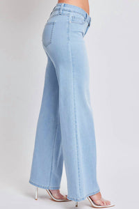 Ymi - Junior Low Rise Wide Leg Jeans